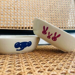 Animal Print Ceramic Bowls